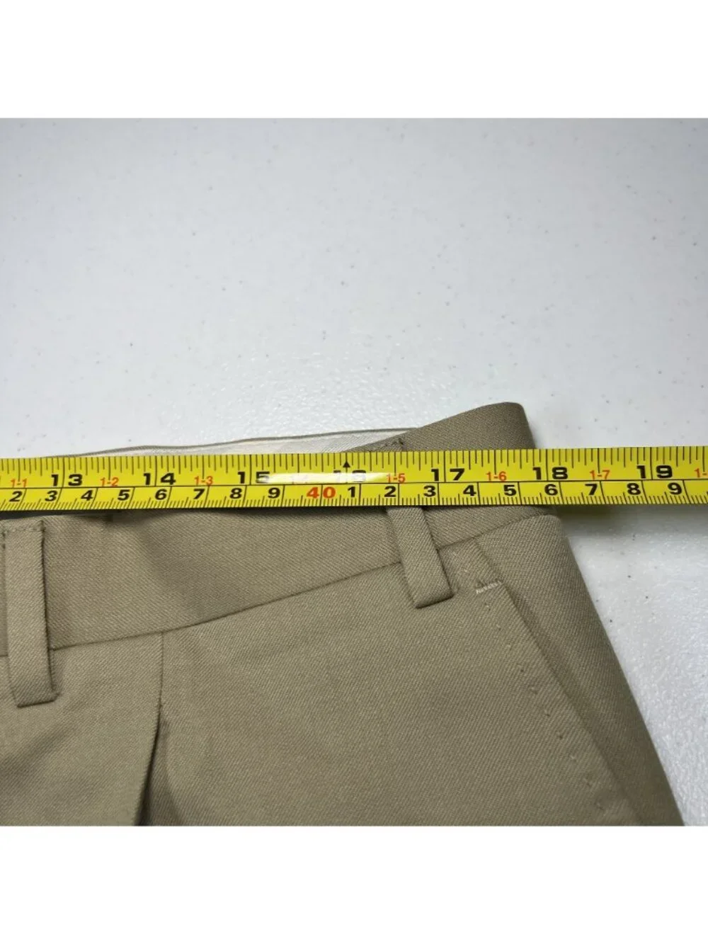 Canali 1934 Mens Beige Wool Pleated Dress Pants Size 36x30 Made in Italy